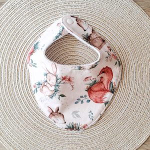Bavoir Bandana "Animaux de la forêt"