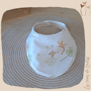 Bavoir Bandana "Le roi de la forêt"