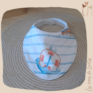 Bavoir Bandana "Marinière"
