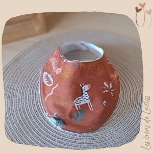 Bavoir Bandana "Terracotta"