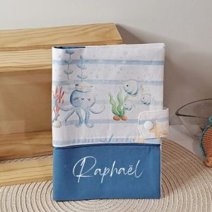 ♥ Protège carnet de santé personnalisable - sur commande