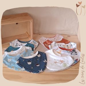 ♥ Bavoir Bandana personnalisable - Sur commande