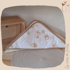 Cape de bain personnalisable "Roi de la forêt"