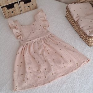 ♥ SUR COMMANDE - Robe tablier Esmée - du 3 mois au 6 ans