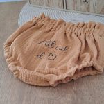 bloomer pour bébé personnalisé p'tit cul d'♥