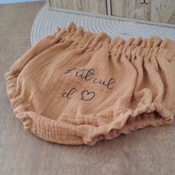 bloomer pour bébé personnalisé p'tit cul d'♥
