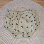 bloomer bébé garçon et fille en coton motif coeurs