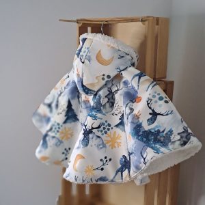 poncho bebe voiture évolutif et imperméable pour des trajets en voiture en toute sécurité, 12-24 mois, capuche amovible