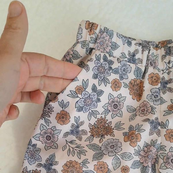 pantalon bebe garcon, pantalon bebe fille en coton avec poches du 3 mois au 6 ans