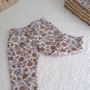 pantalon bebe garcon, pantalon bebe fille en coton avec poches du 3 mois au 6 ans