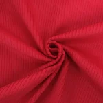 Velours grosses côtes rouge