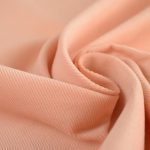 Velours milleraie unie - pêche
