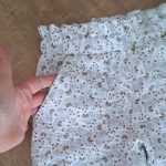 Short bebe fille ceinture froncée avec poches italiennes en double gaze du 3 mois au 6 ans