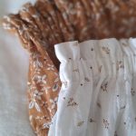 bloomer bebe fille Julia printemps été en double gaze camel assortis - du 1 mois au 4 ans