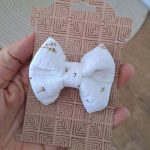 barrette noeud pour cheveux bebe noeud papillon double gaze
