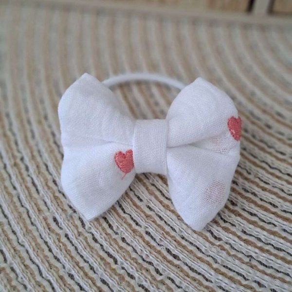 barrette noeud pour cheveux bebe noeud papillon double gaze